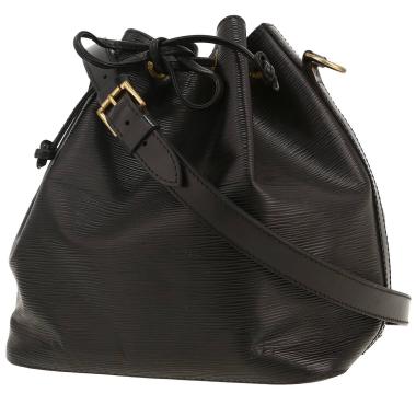 Sac cabas Louis Vuitton  Noé petit modèle  en cuir épi noir