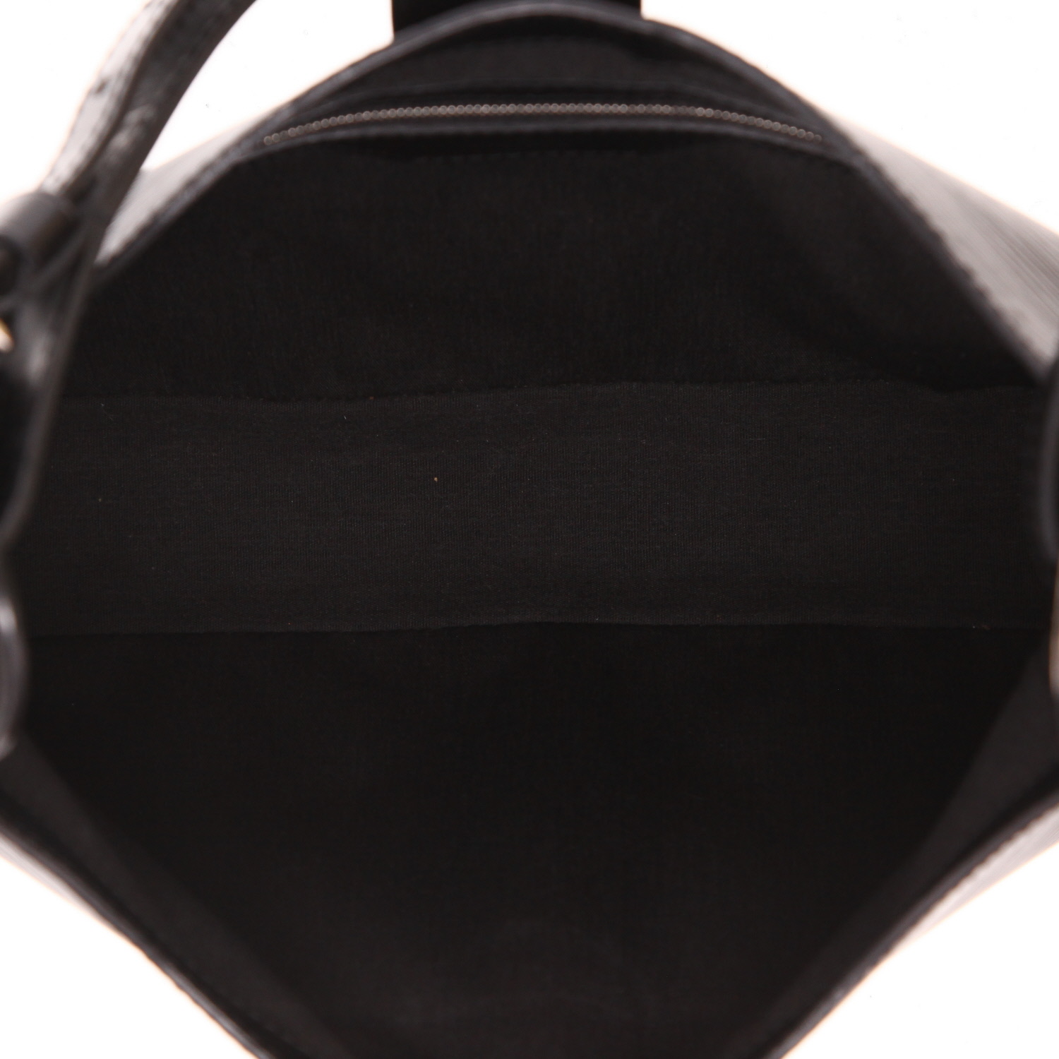 Sac bandoulière Louis Vuitton  Bagatelle en cuir épi noir - Detail D3