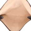 Hermès  Jige pouch  in beige canvas  and brown box leather - Detail D3 thumbnail