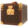Vanity Louis Vuitton  Boîte à flacons en toile monogram marron et cuir naturel - 00pp thumbnail