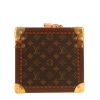 Vanity Louis Vuitton  Boîte à flacons en toile monogram marron et cuir naturel - Detail D8 thumbnail