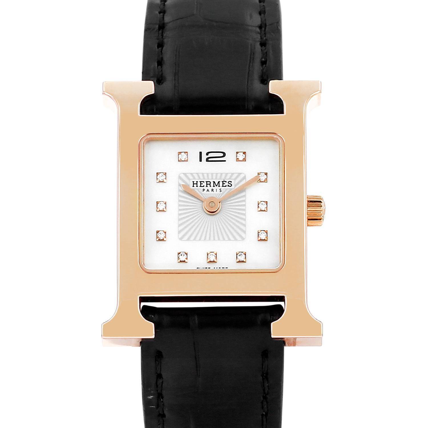Hermès Heure H Schmuckuhr 419061 Collector Square