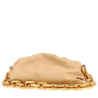 Sac à main Bottega Veneta  Pouch en cuir beige