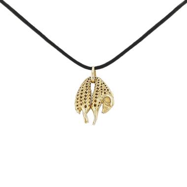 Pendentif années 1970 Cartier Toison d'Or en or jaune