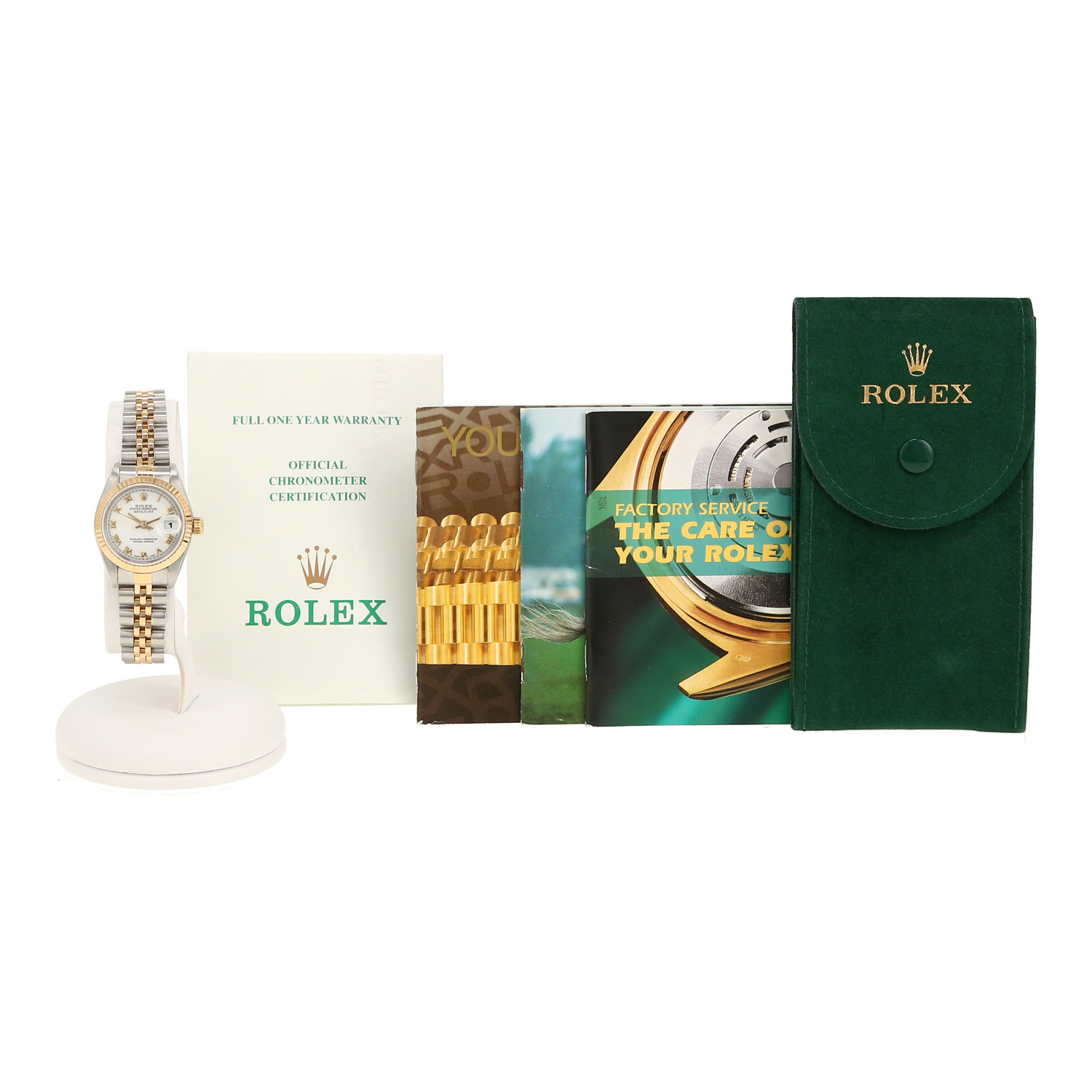 Rolex Datejust Lady  in gold and stainless steel Ref: Rolex - 69173  Circa 1997
