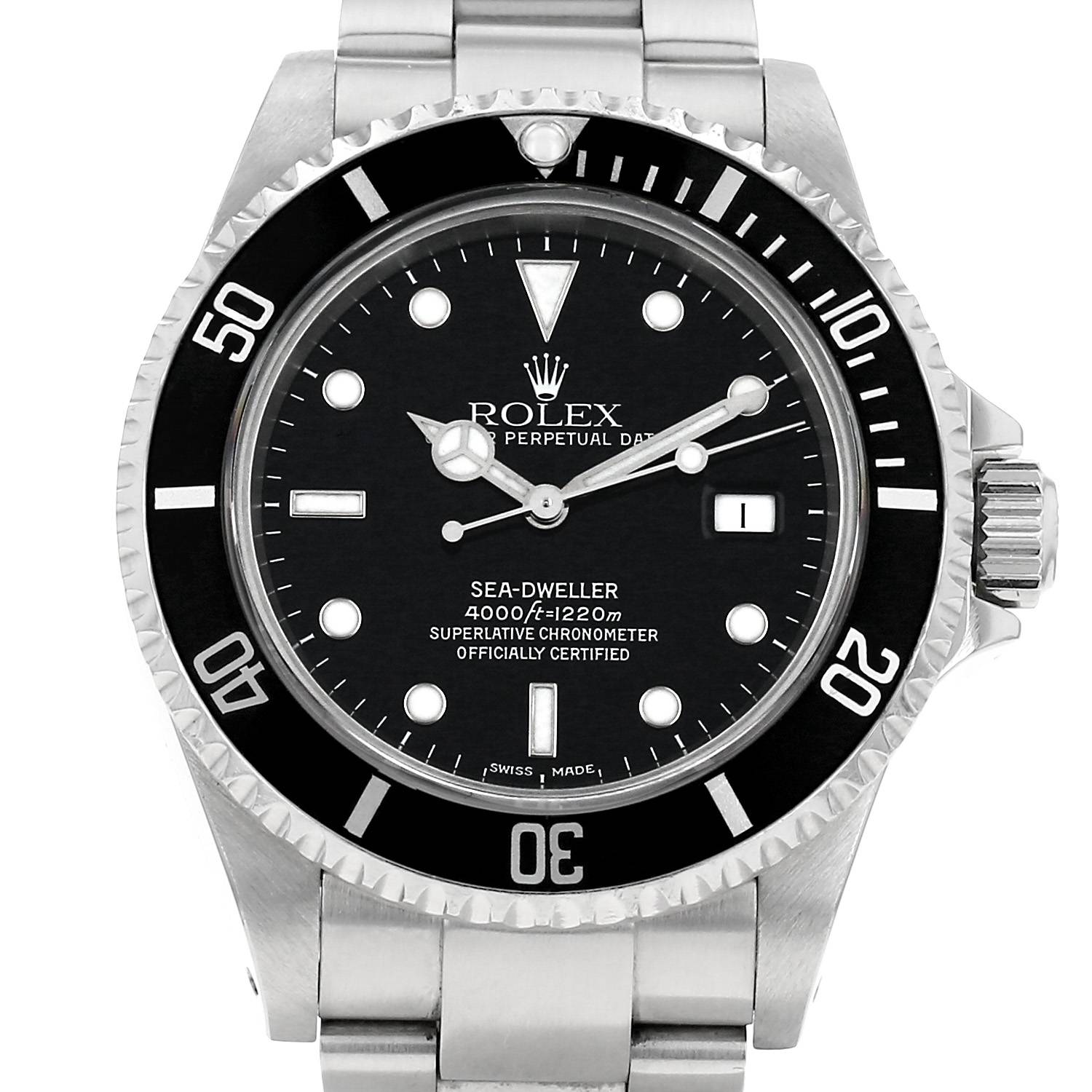 Montre Rolex Sea Dweller en acier Ref: Rolex - 16600  Vers 1998