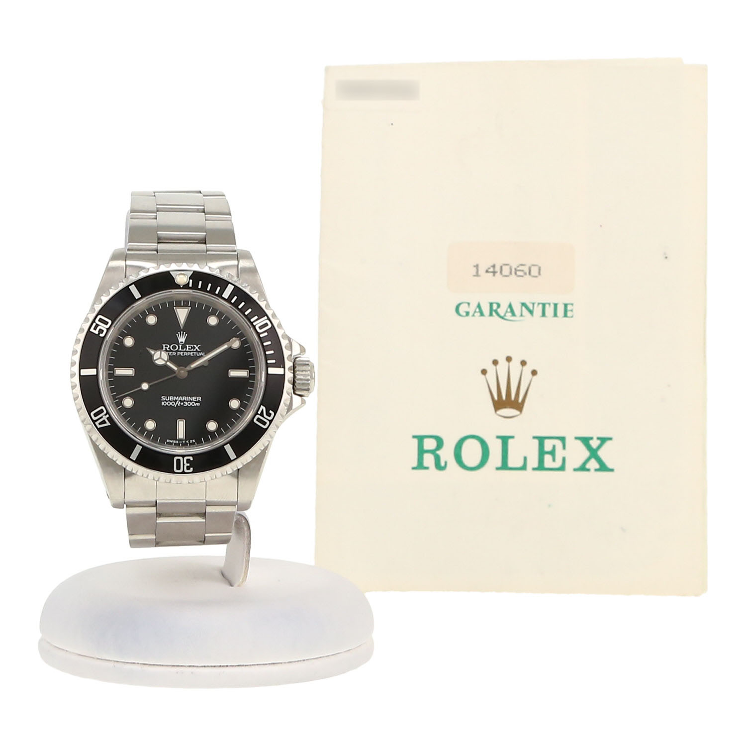 Montre Rolex Submariner en acier Ref: Rolex - 14060  Vers 1996