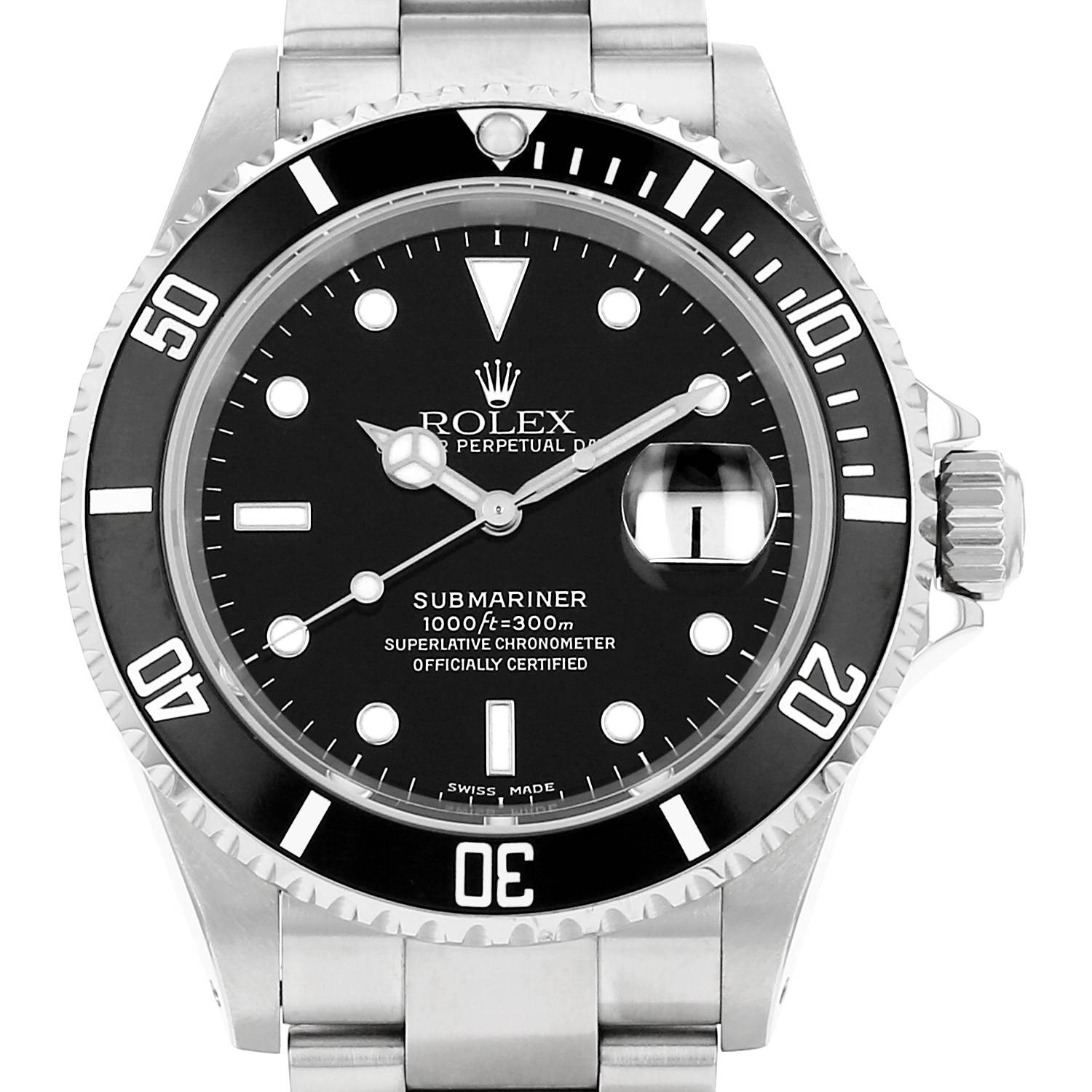 Rolex Submariner Date in stainless steel Ref: Rolex - 16610 Circa 2002