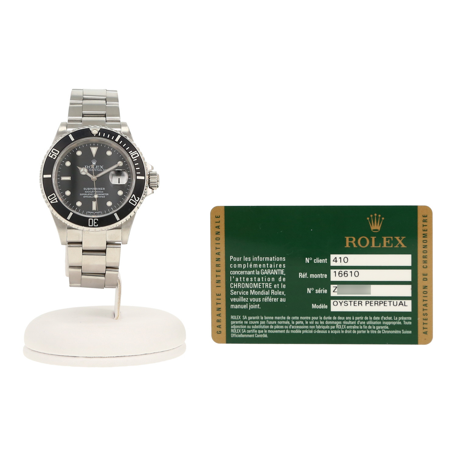 Rolex Submariner Date  in stainless steel Ref: Rolex - 16610T  Circa 2006