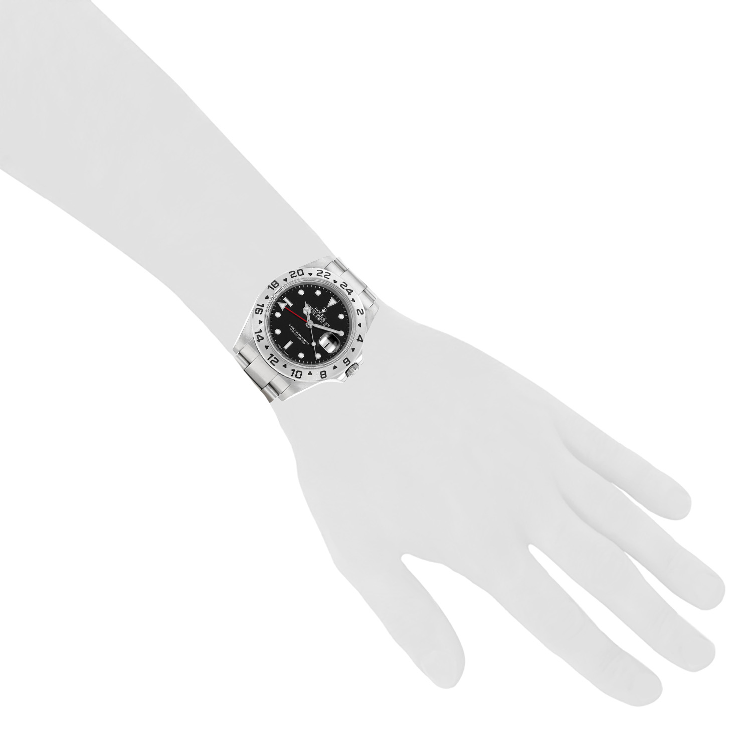 Rolex Explorer II  in stainless steel Ref: Rolex - 16570  Circa 2006 - Detail D1