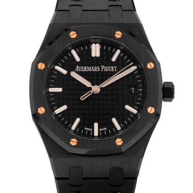 Audemars Piguet Royal Oak  in ceramic black and stainless steel Ref: Audemars Piguet - 77350CE.OO.1266CE.03.A  Circa 2020