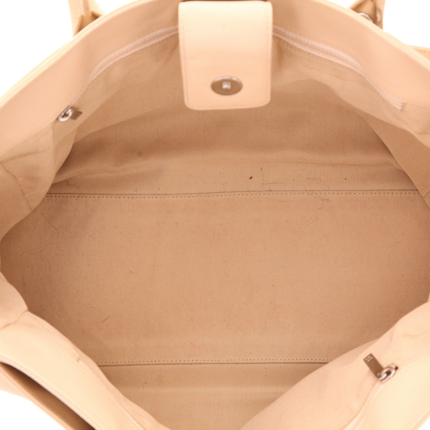 Borsa Chanel  Executive in pelle martellata beige - Detail D3