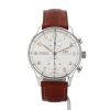 Orologio IWC Portuguese-Chronograph in acciaio Ref: IWC - 3714  Circa 2000 - 360 thumbnail