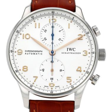 Montre IWC Portuguese-Chronograph en acier Ref: IWC - 3714  Vers 2000