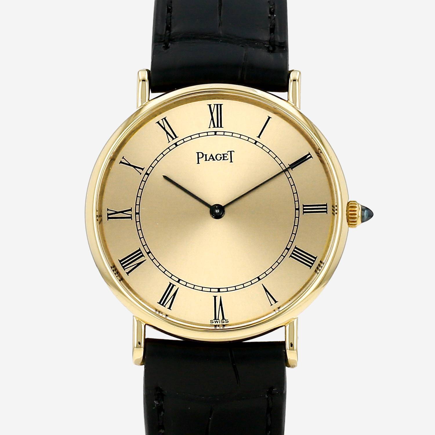 Montre Piaget Vintage en or jaune Ref: Piaget - 9025  Vers 1983