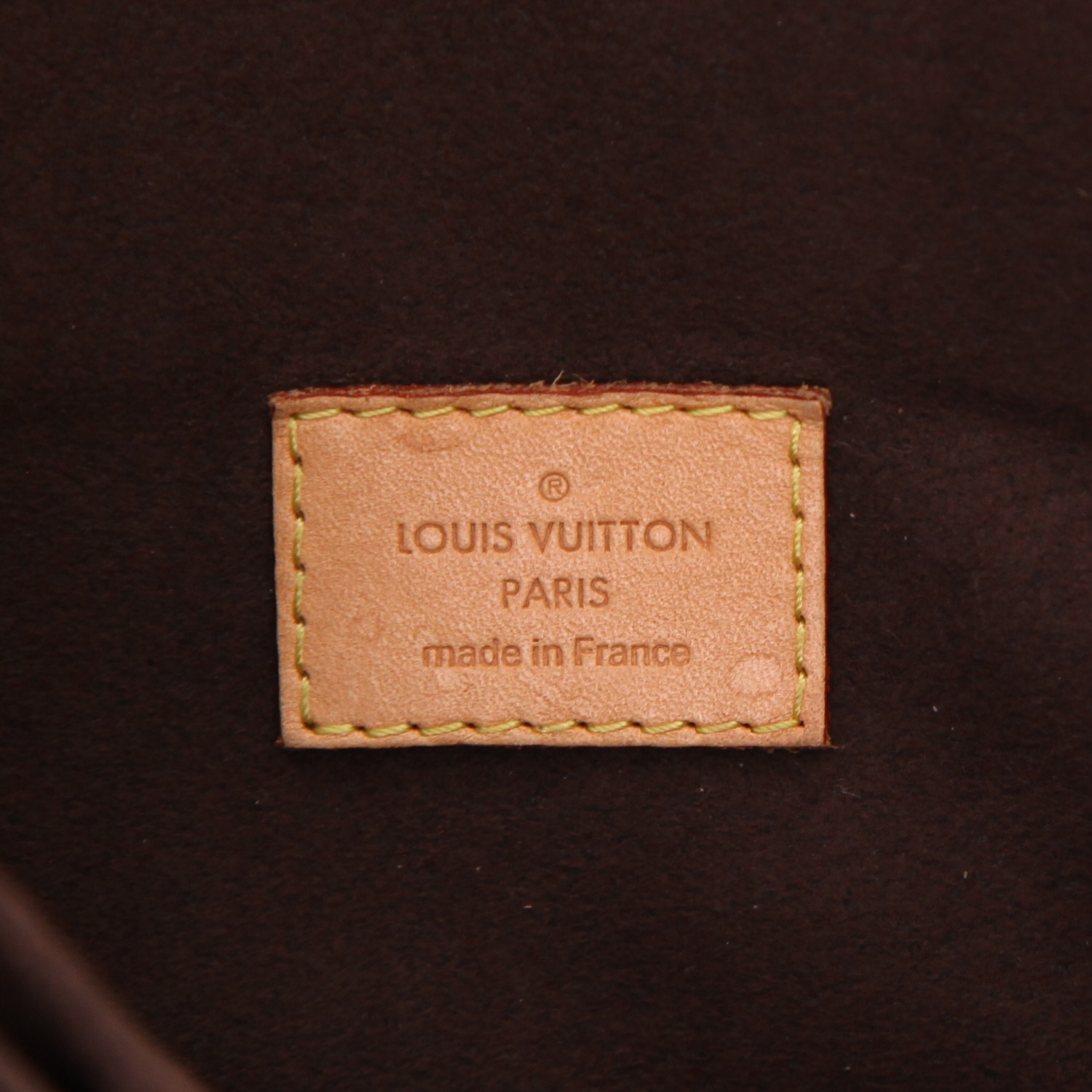 Louis Vuitton  Metis shoulder bag  in brown monogram canvas  and natural leather - Detail D2