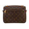 Borsa a tracolla Louis Vuitton  Metis in tela monogram marrone e pelle naturale - Detail D4 thumbnail