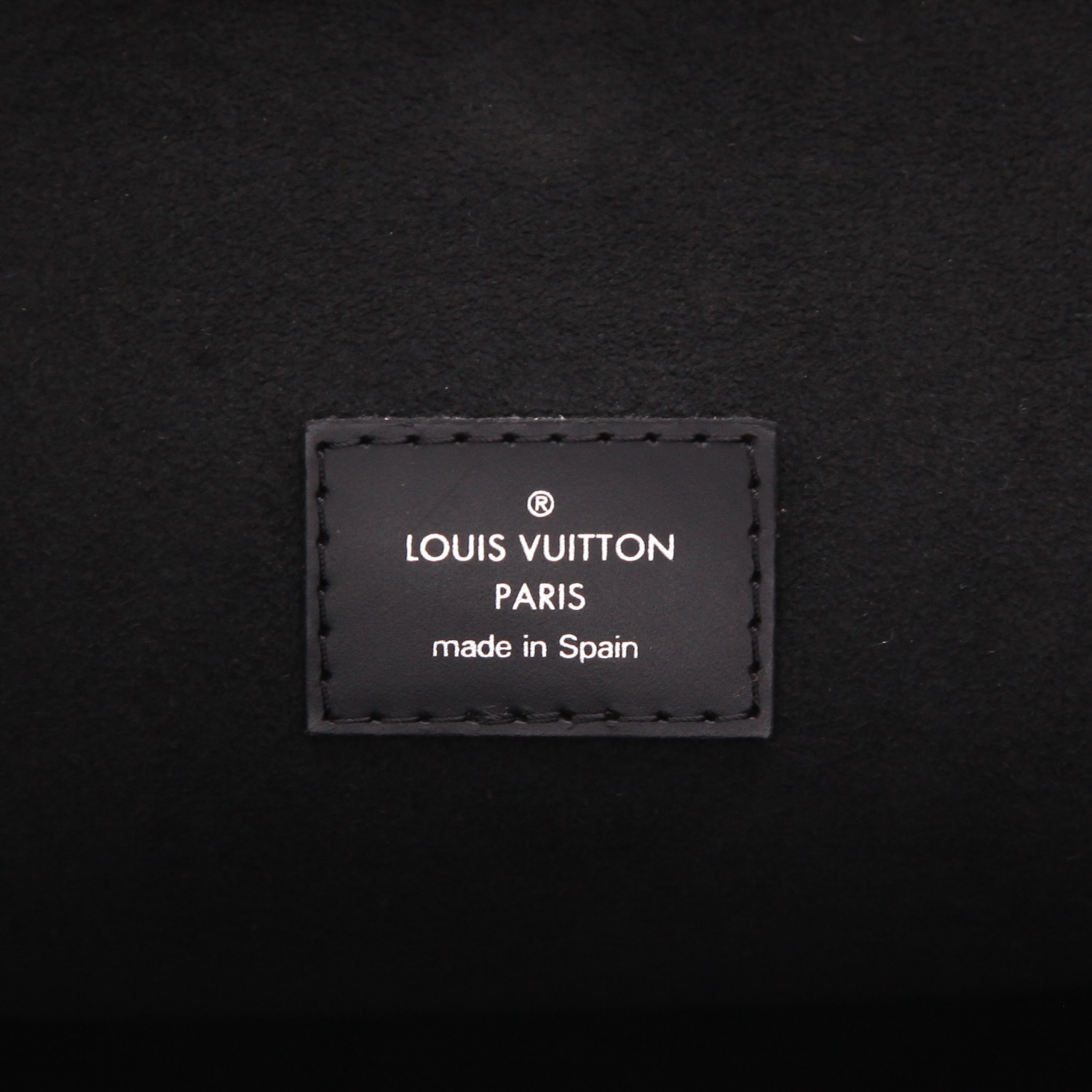 Louis Vuitton  Neverfull shopping bag  in black epi leather - Detail D2