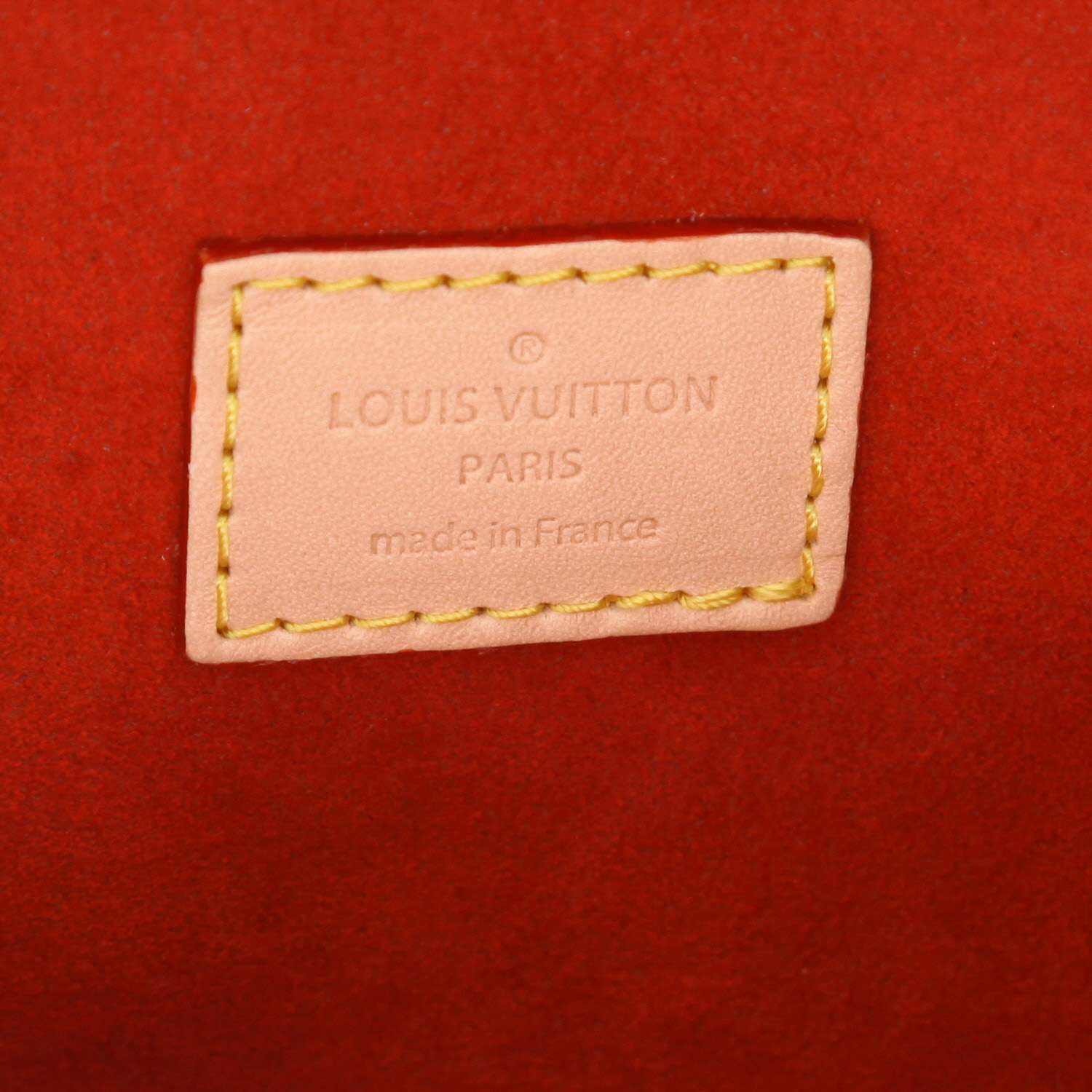 Louis Vuitton  Lockit BB shoulder bag  in brown monogram canvas  and natural leather - Detail D2