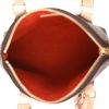 Sac bandoulière Louis Vuitton  Lockit BB en toile monogram marron et cuir naturel - Detail D3 thumbnail