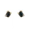 Paire de boucles d'oreilles Pomellato Ritratto petit modèle en or rose, topaze bleu Blue London et diamants - 360 thumbnail