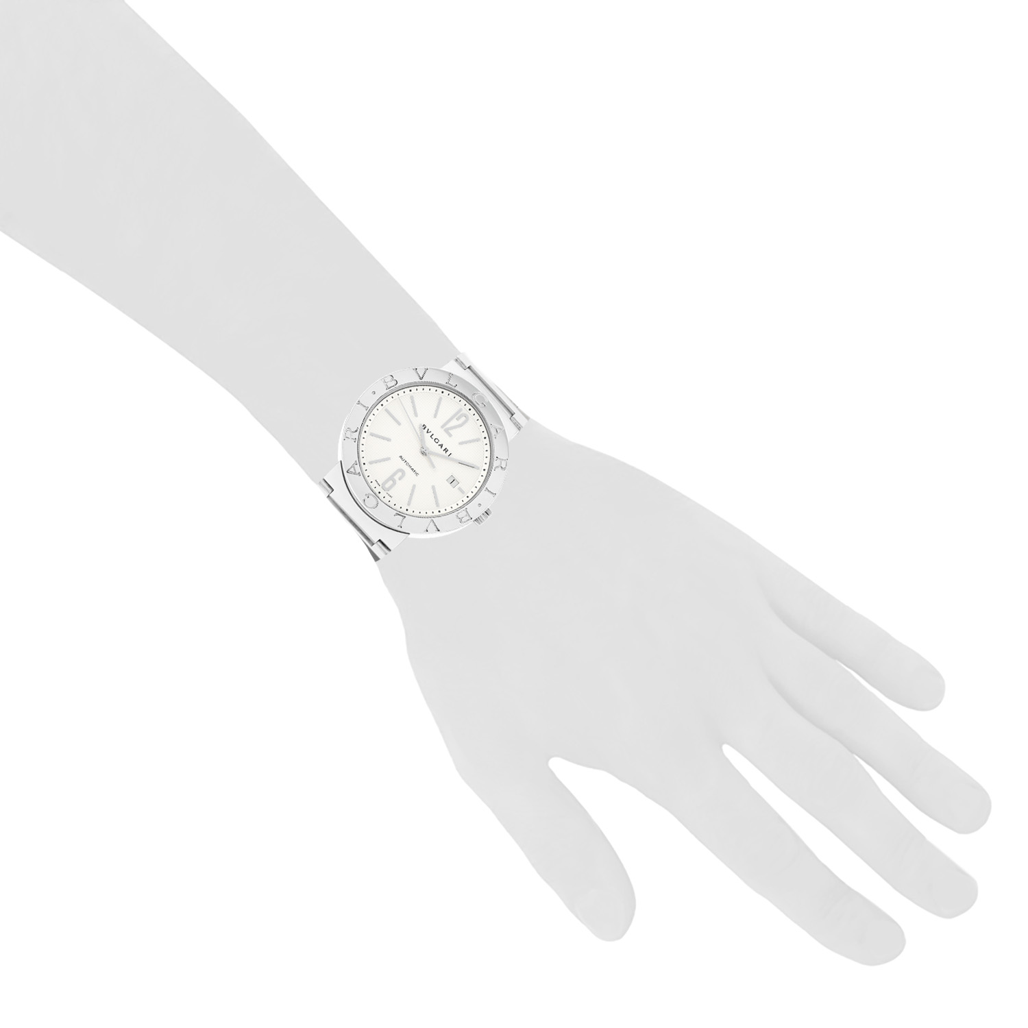 Bulgari Bulgari  in stainless steel Ref: Bulgari - BB42SS  Circa 2006 - Detail D1