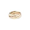 Bague Cartier Trinity Semainier en 3 ors, taille 51 - 00pp thumbnail