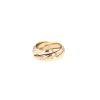 Bague Cartier Trinity Semainier en 3 ors, taille 51 - 360 thumbnail