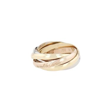 Cartier Trinity Semainier ring in 3 golds, size 51