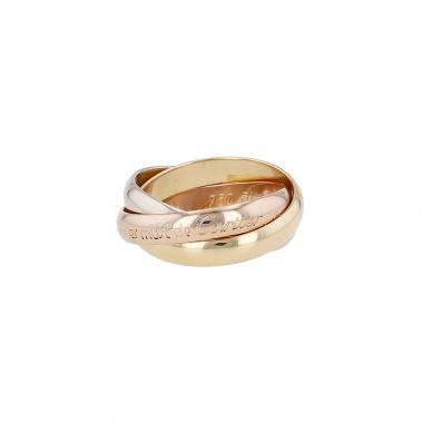 Cartier Trinity "les Must de Cartier" medium model ring in 3 golds, size 51