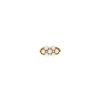 Bague Mikimoto  en or jaune, perles de culture Akoya et diamants - 360 thumbnail