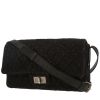 Chanel  2.55 shoulder bag  in black tweed - 00pp thumbnail