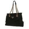 Prada   shopping bag  in black canvas - 00pp thumbnail
