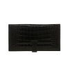 Portafogli Hermès  Bearn in alligatore nero - Detail D4 thumbnail