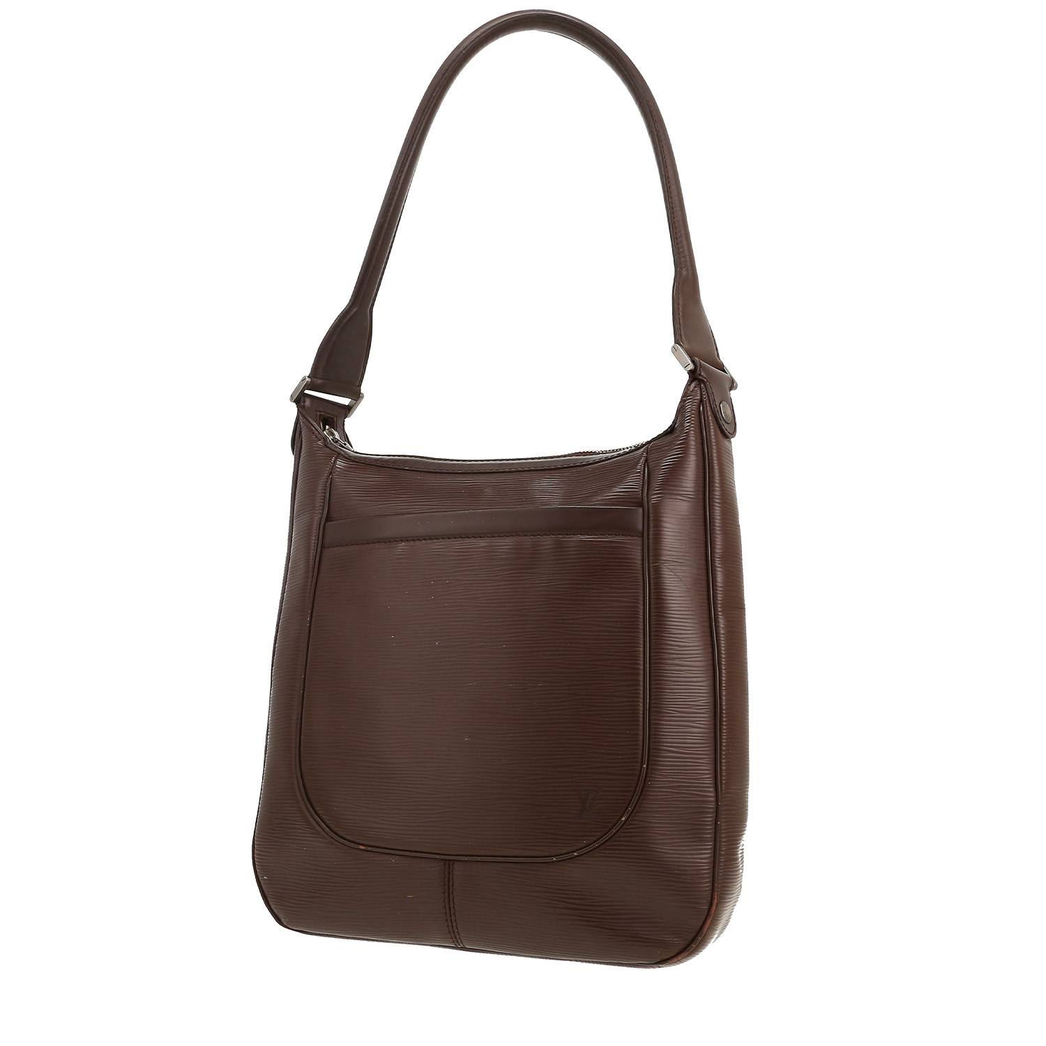 Borsa Louis Vuitton  Salabha in pelle Epi marrone