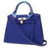 Sac à main Hermès  Kelly 28 cm en cuir epsom bleu - 00pp thumbnail