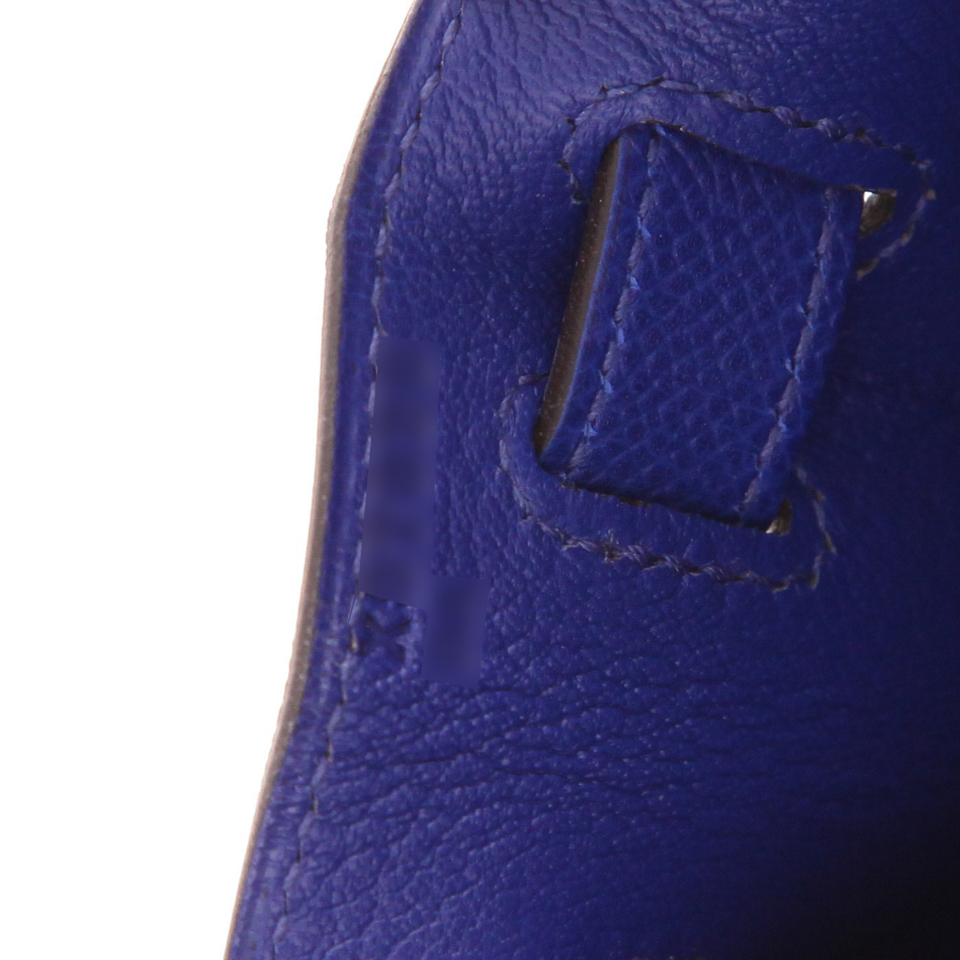Sac à main Hermès  Kelly 28 cm en cuir epsom bleu - Detail D4