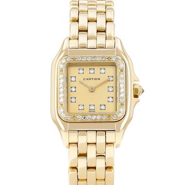 Orologio Cartier Panthère Joaillerie modello piccolo  in oro giallo Ref: Cartier - 80576915  Circa 1990