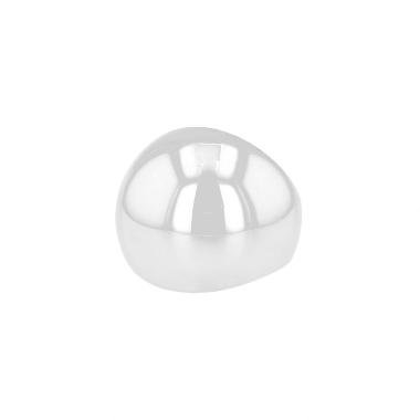 Bague boule Hermès Quark en argent et résine