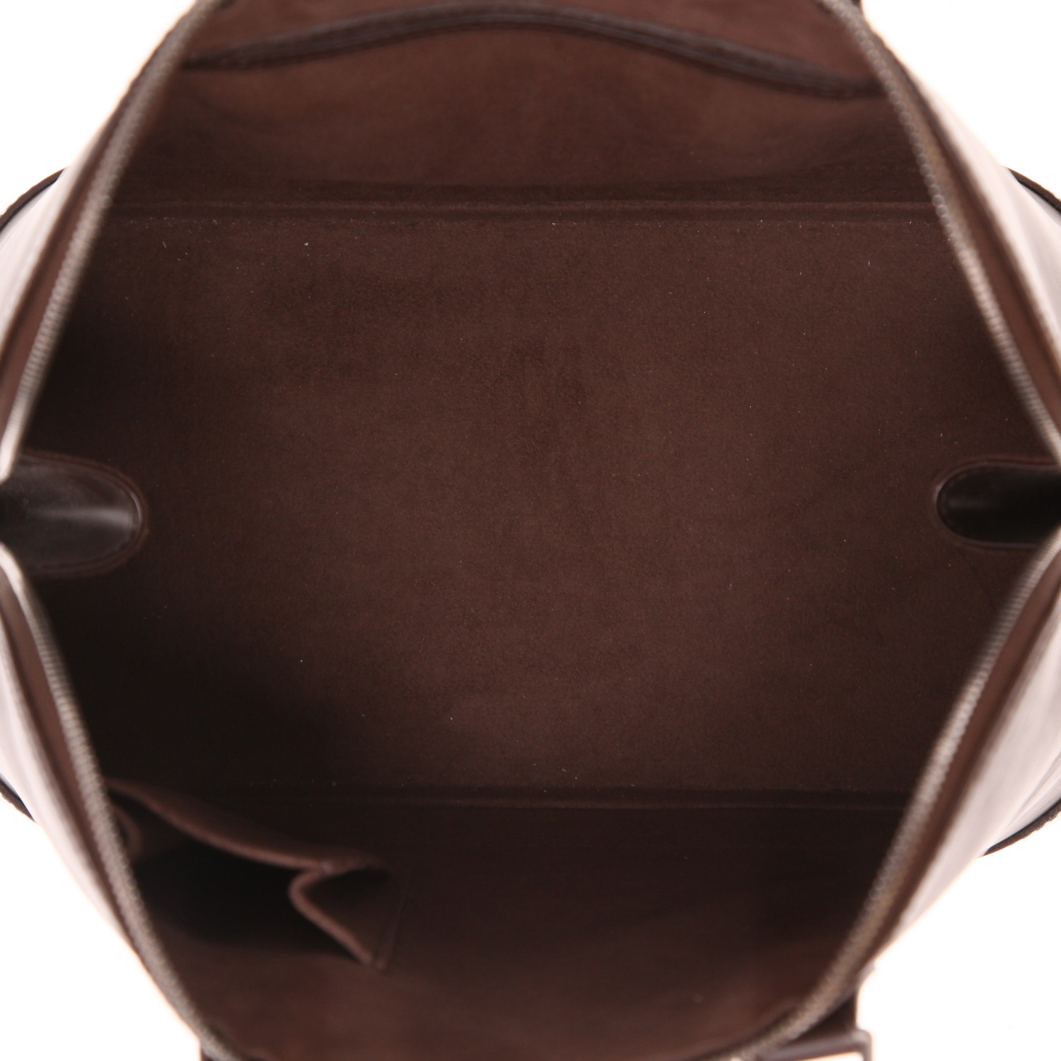 Sac à main Louis Vuitton  Alma petit modèle  en cuir épi marron - Detail D3