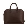Sac à main Louis Vuitton  Alma petit modèle  en cuir épi marron - Detail D4 thumbnail
