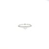 Bague solitaire Tiffany & Co Setting en platine et diamant - 360 thumbnail