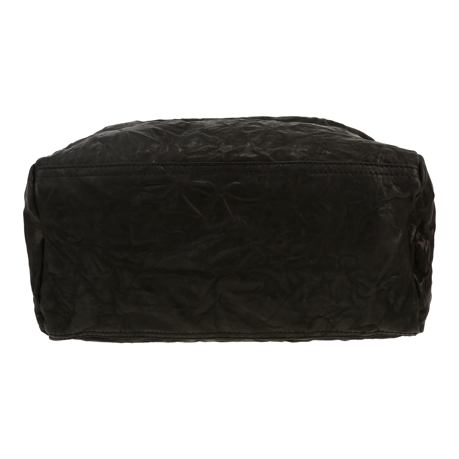 Sac à main Givenchy  Pandora moyen modèle  en cuir froissé noir - Detail D1