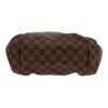 Louis Vuitton  Totally handbag  in ebene damier canvas  and brown leather - Detail D1 thumbnail