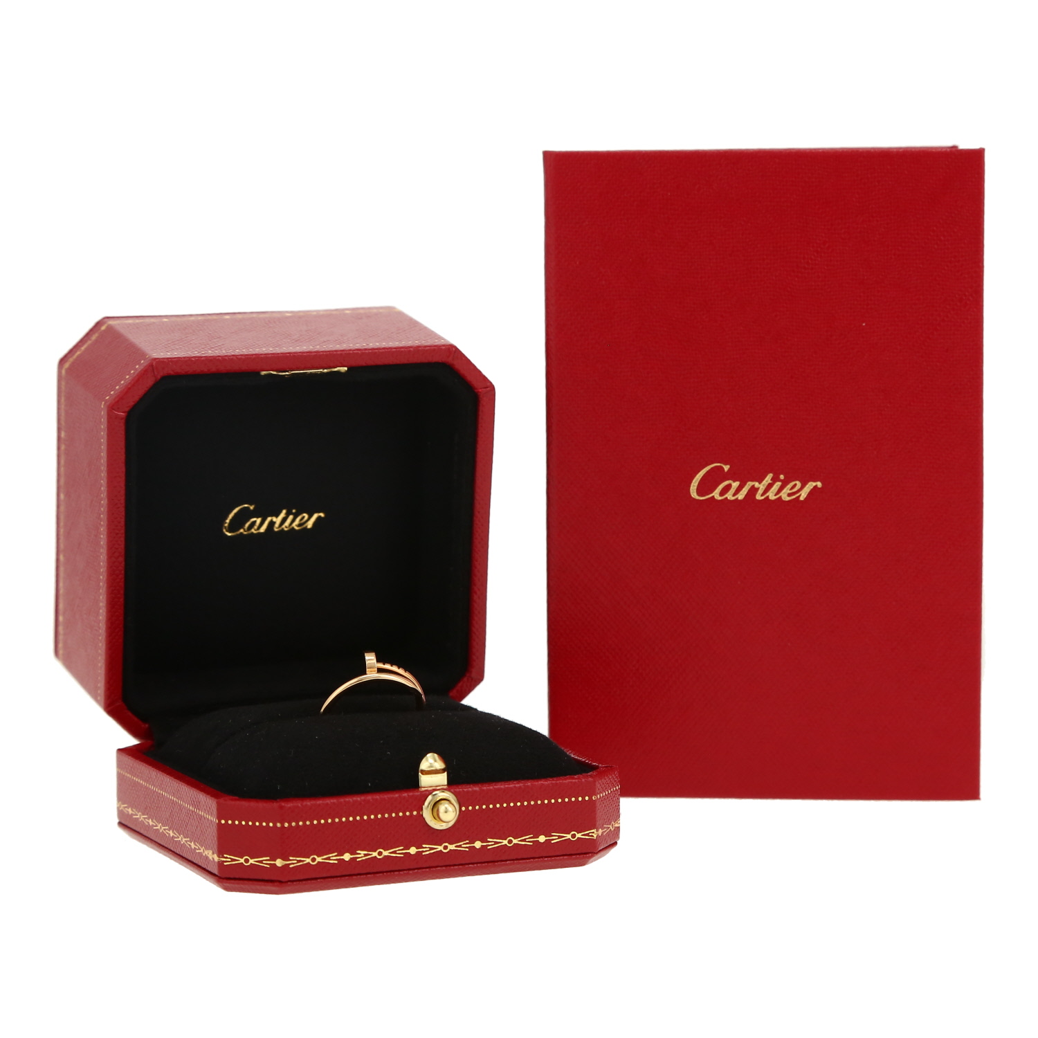 Anello Cartier Juste un clou modello piccolo in oro giallo - Detail D2