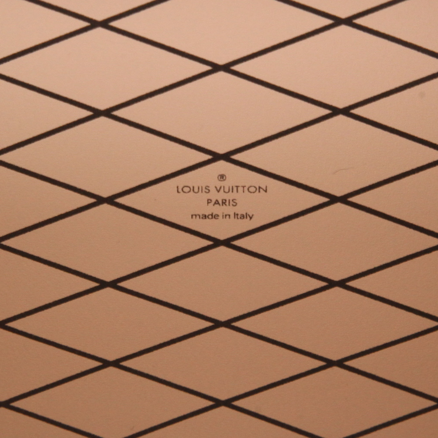 Louis Vuitton Petite Malle trunk in brown monogram canvas and black leather - Detail D2