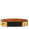 Cinturón Hermès  Médor en cuero box negro - 00pp thumbnail