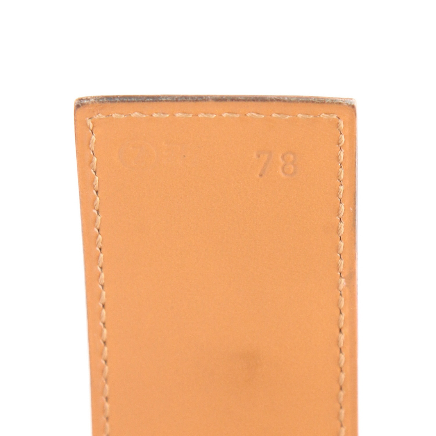 Cintura Hermès  Médor in pelle box rossa - Detail D3