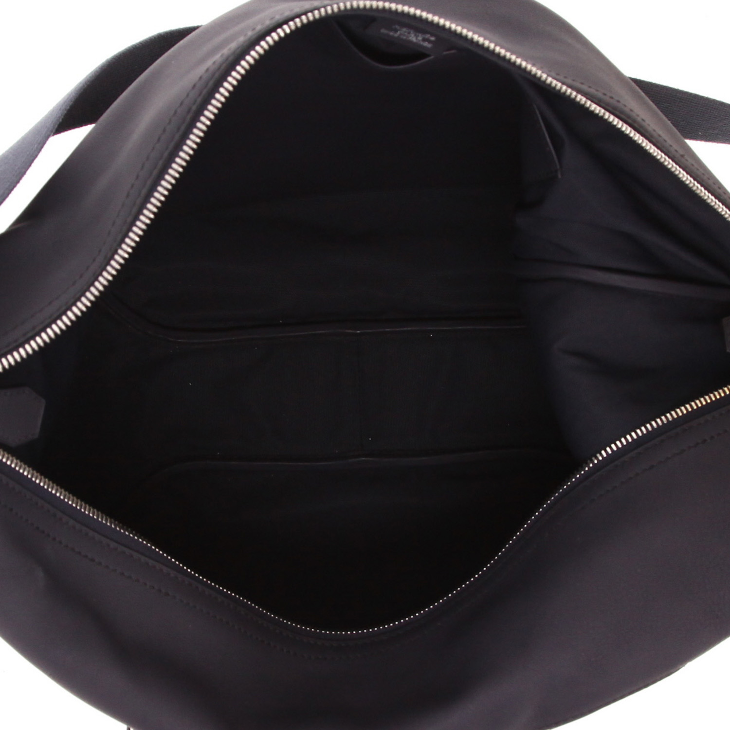Hermès  Cityslide shoulder bag  in navy blue Swift leather - Detail D3