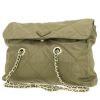 Prada  Nylon shoulder bag  in khaki canvas - 00pp thumbnail